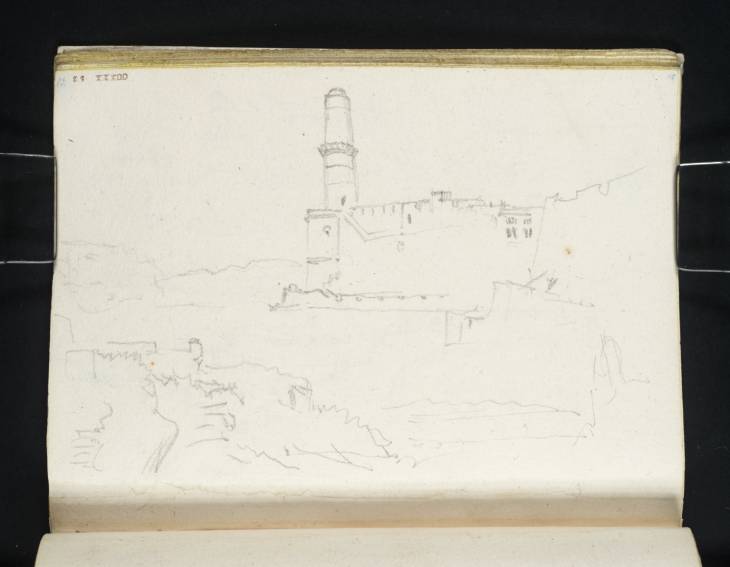 Joseph Mallord William Turner, ‘The Tour du Fanal and Fort Saint-Jean, Marseille’ 1828