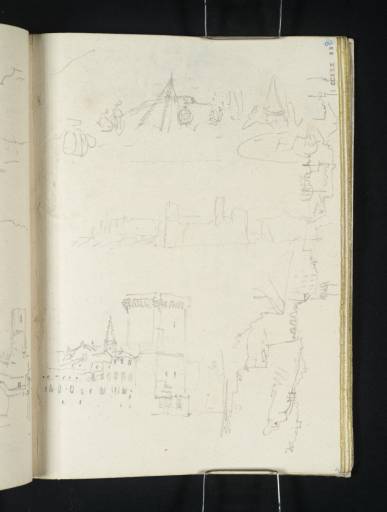 Joseph Mallord William Turner, ‘Marseille, with the Old Port, Fort Saint-Jean and the Tour du Roi René’ 1828
