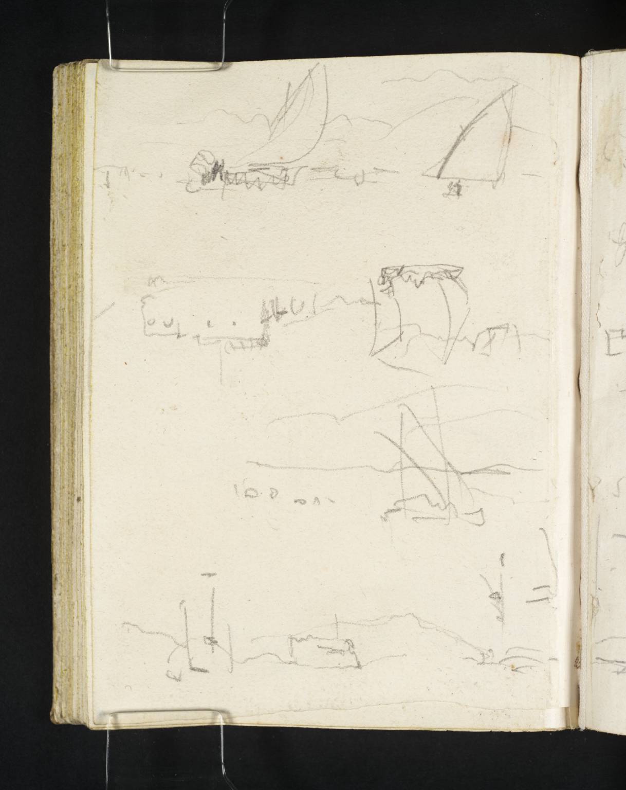 Sailing Vessels off Coast