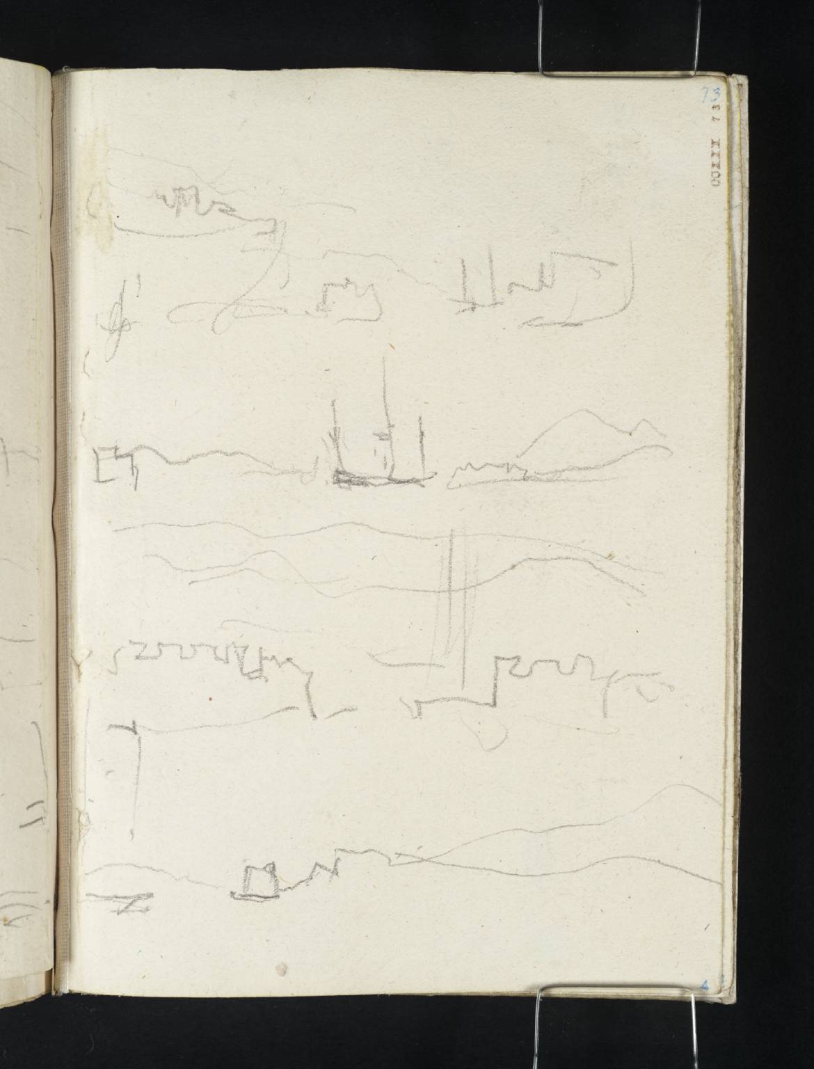 Sailing Vessels off Coast