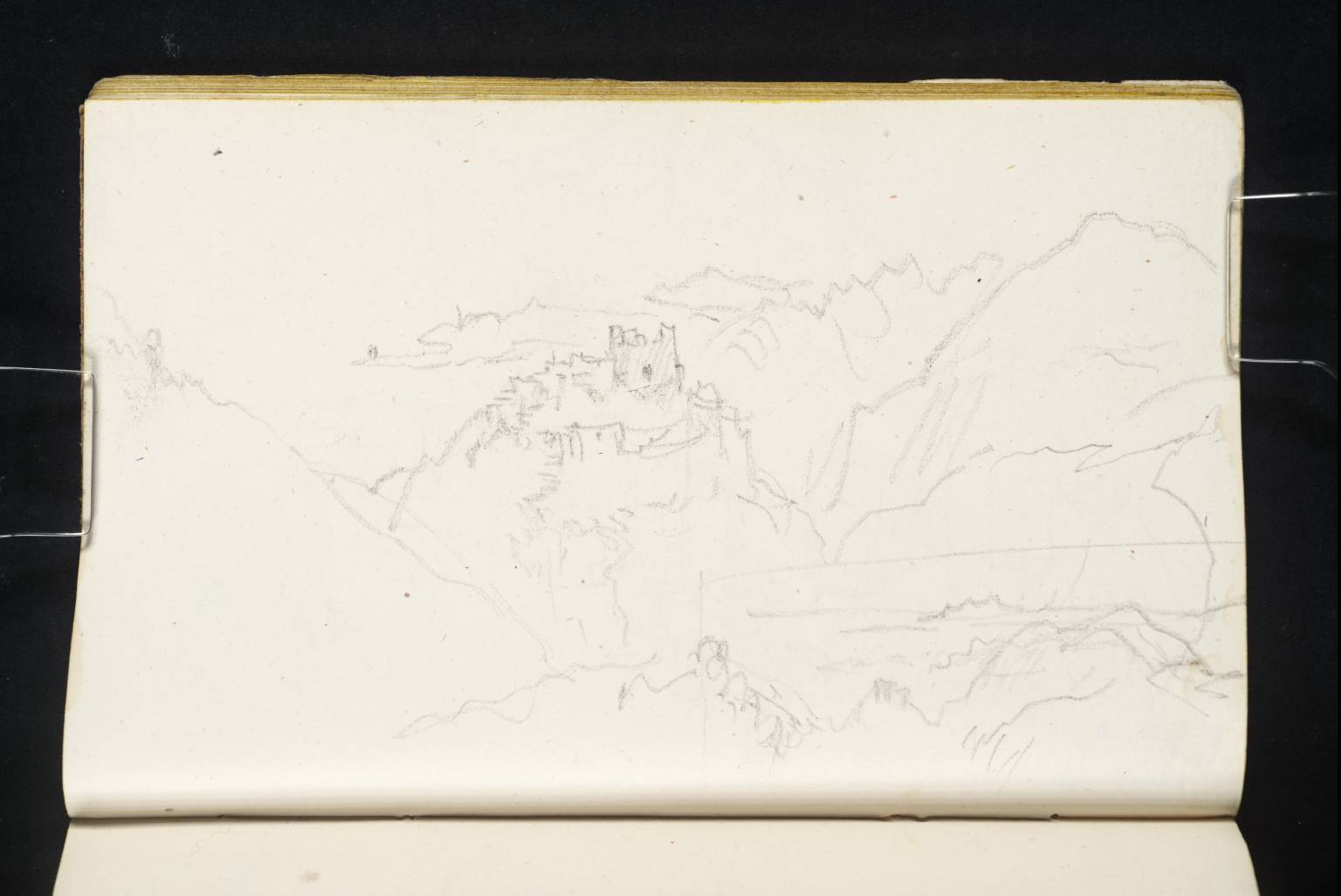 Village - or Ruins - on Mountains, near the Sea