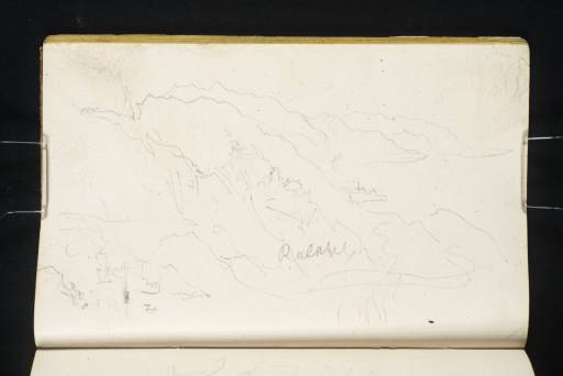 Joseph Mallord William Turner, ‘View of the Coastline near Roquebrune, Cap Martin and Menton’ 1828
