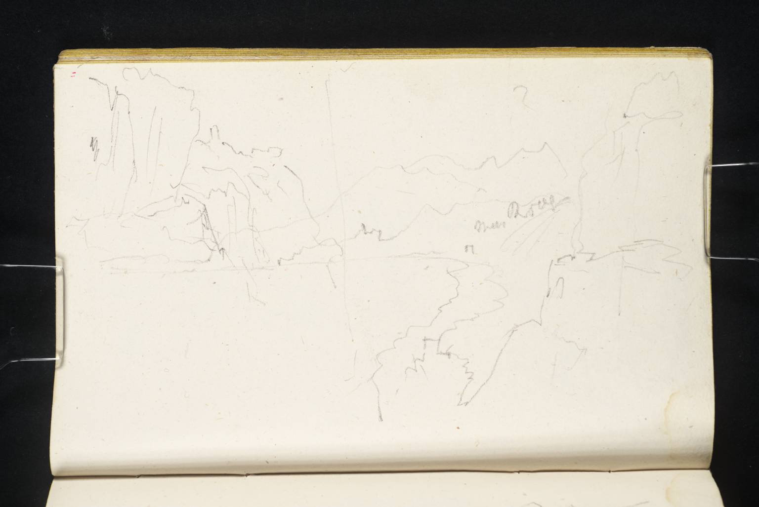 Rocks on Coast. ?Rochers Rouges [Turner]