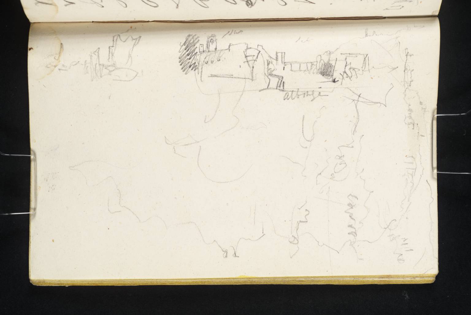 Sketches on Coast. Albongé [Turner] (?Albenga)