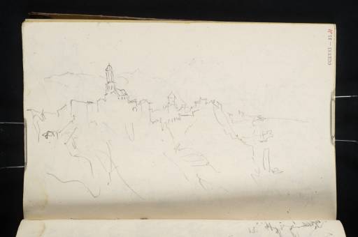 Joseph Mallord William Turner, ‘Ventimiglia, from the West’ 1828