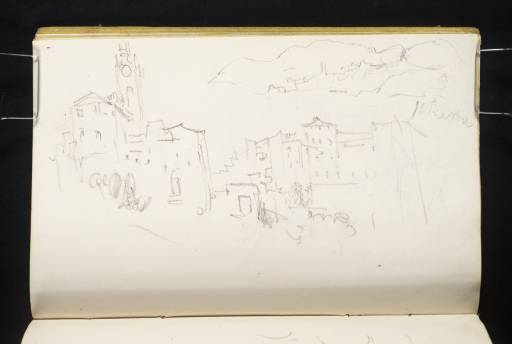 Joseph Mallord William Turner, ‘San Remo, with the Church of San Siro; a Distant View of Bordighera’ 1828