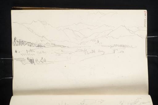 Joseph Mallord William Turner, ‘Marina di Andora, from the South-West’ 1828
