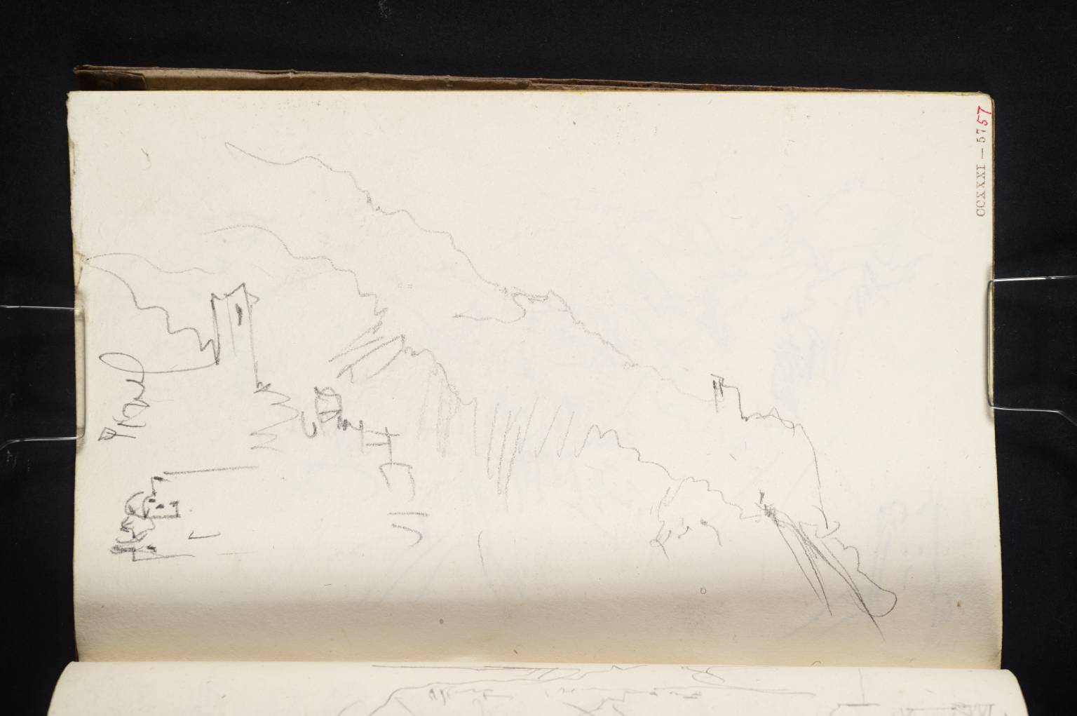 Mountains, with Buildings