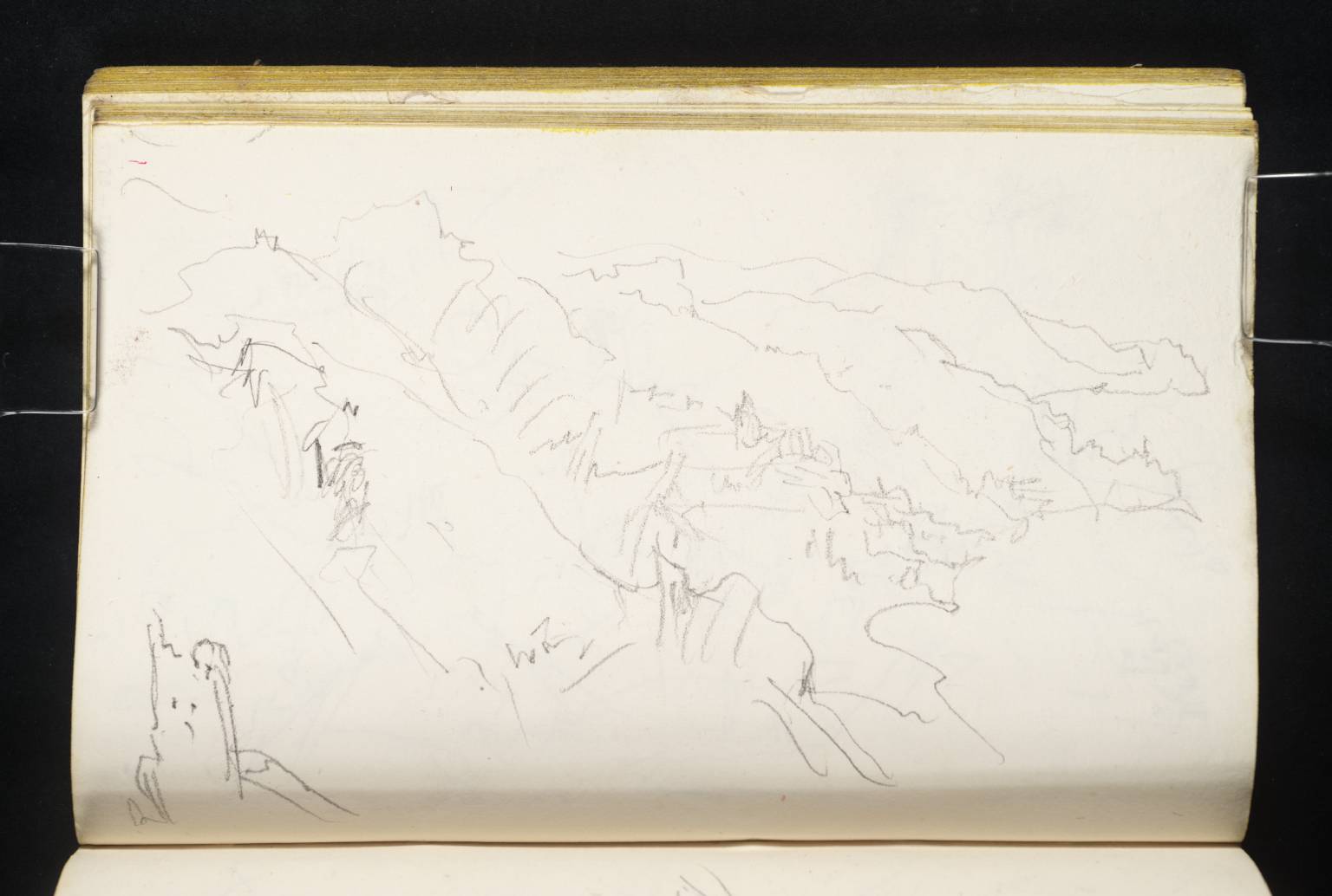 Mountains, with Buildings