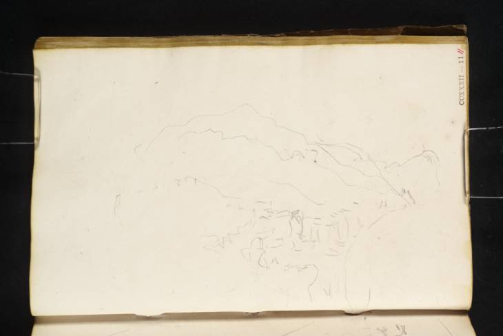 Joseph Mallord William Turner, ‘A View of a Bay on the Ligurian Coast, with Mountains in the Distance’ 1838