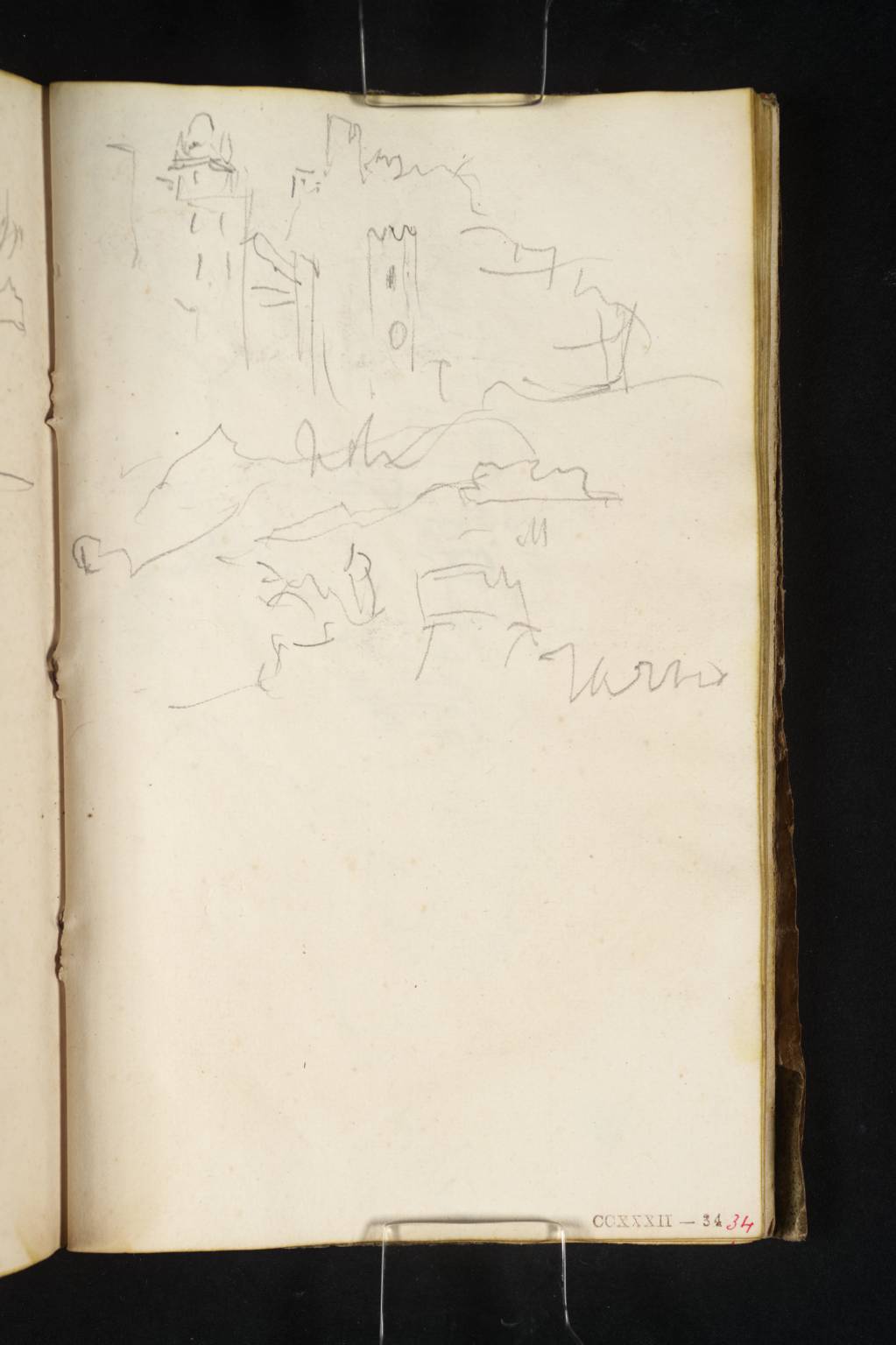 Buildings on Rock. Tarn [Turner]