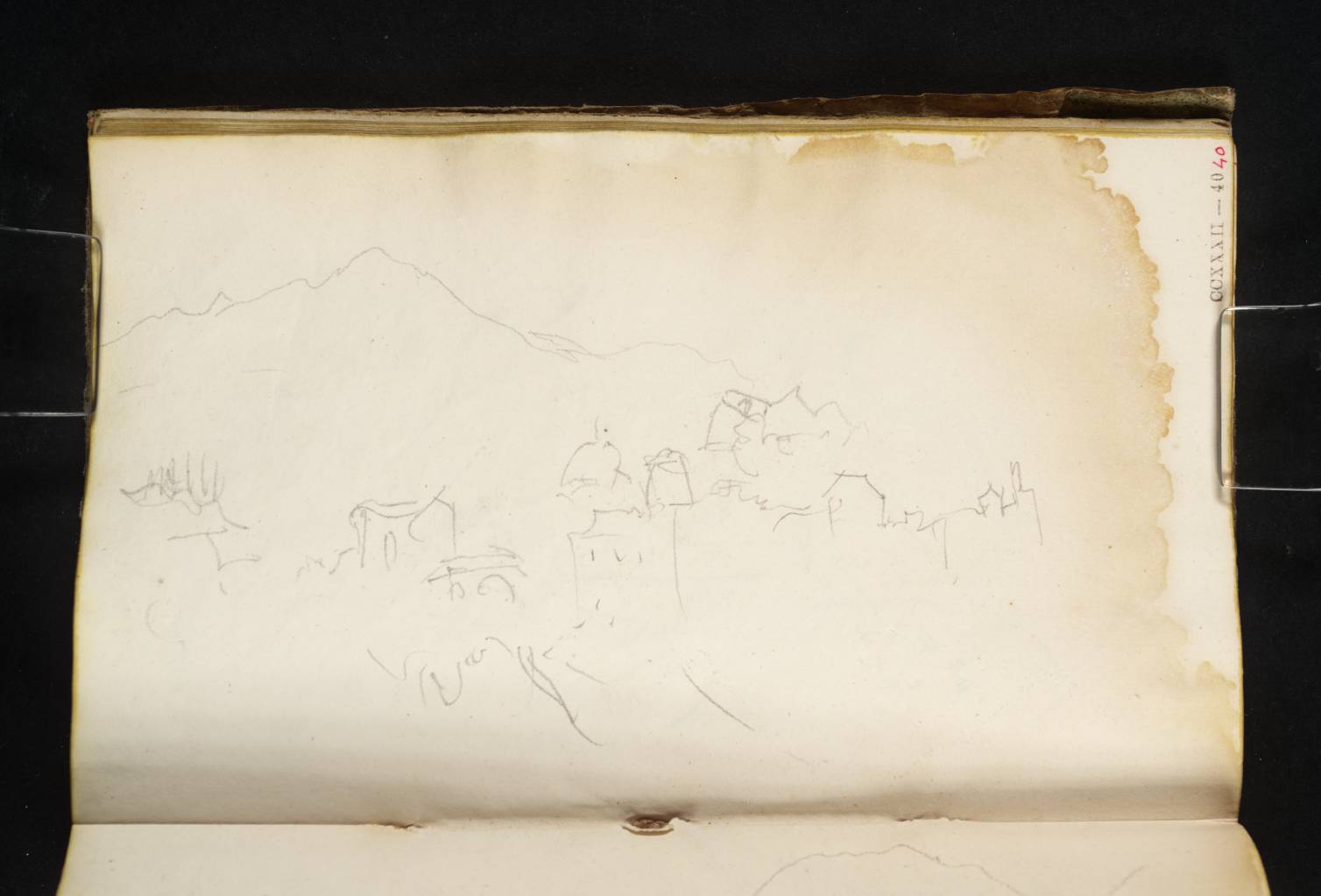 Town, with Mountains