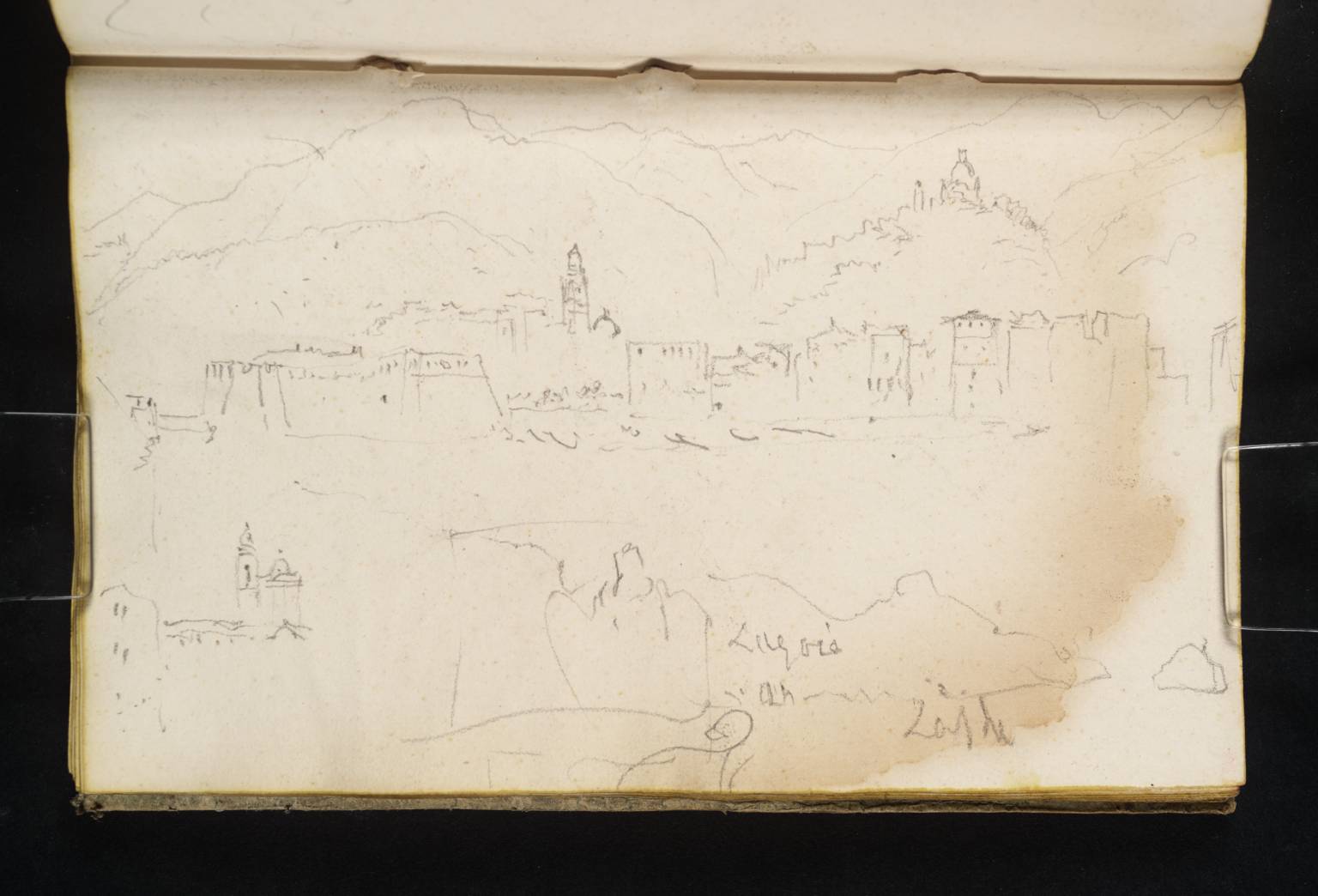 Bay, with Town
