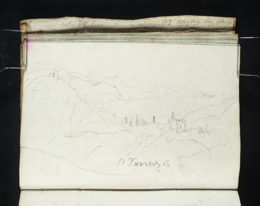 Joseph Mallord William Turner, ‘St Lorenzo [Turner]. (San Lorenzo della Costa between Recco and Rapallo)’ 1828