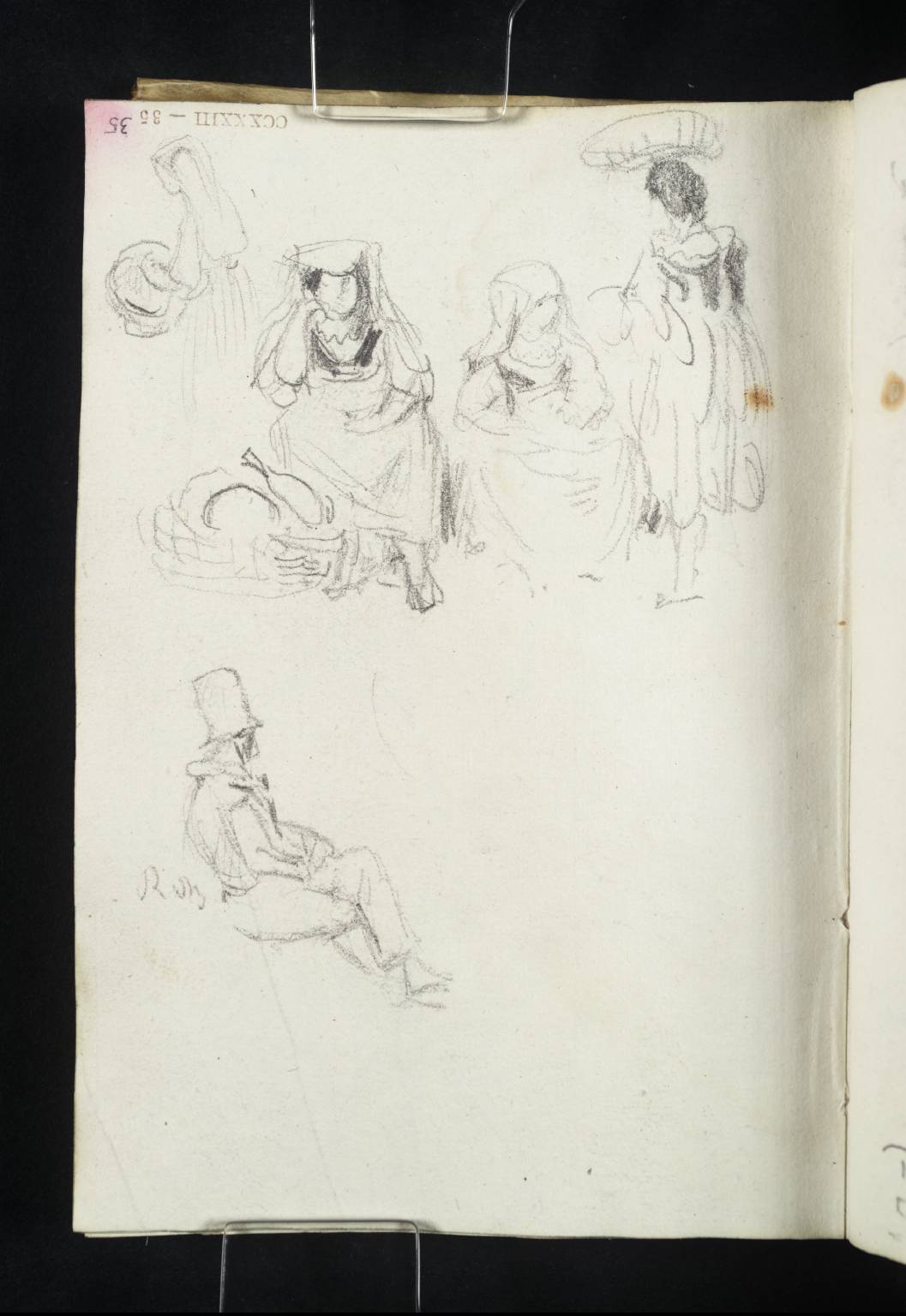 Group of Peasant Women; Also Man Seated