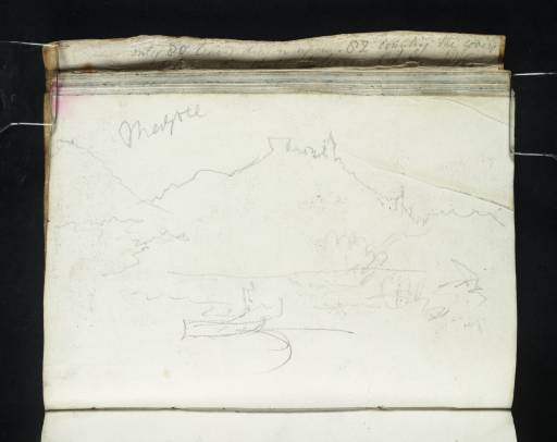 Joseph Mallord William Turner, ‘Buildings on Mountains. ?Magree [Turner]’ 1828