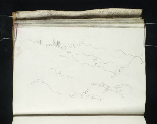 Joseph Mallord William Turner, ‘View of the Apuan Alps’ 1828