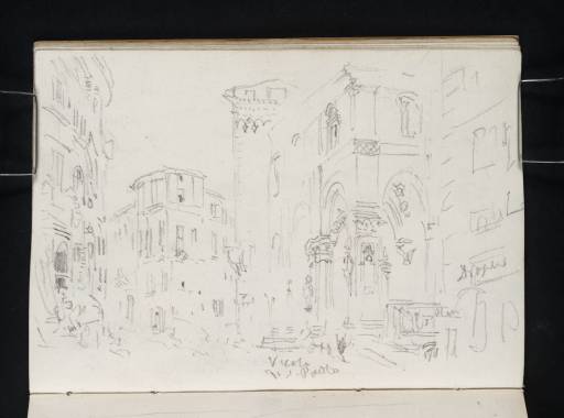 Joseph Mallord William Turner, ‘The Loggia dei Mercanti, Siena’ 1828