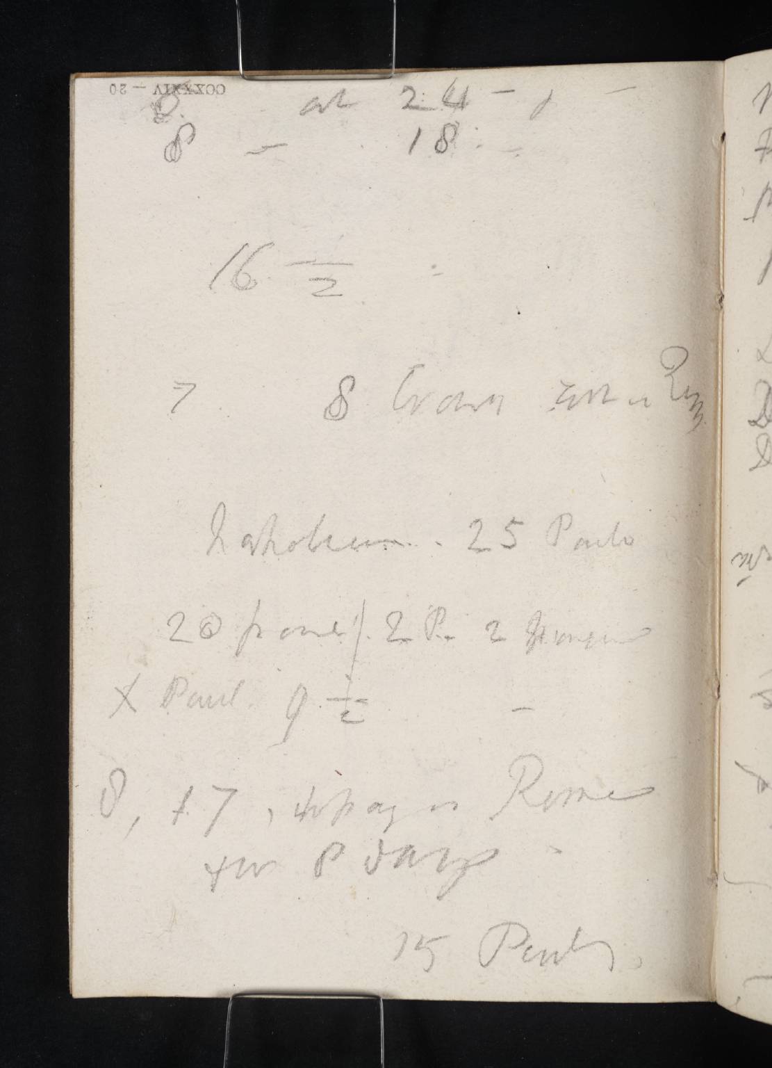 [inscriptions by Turner]