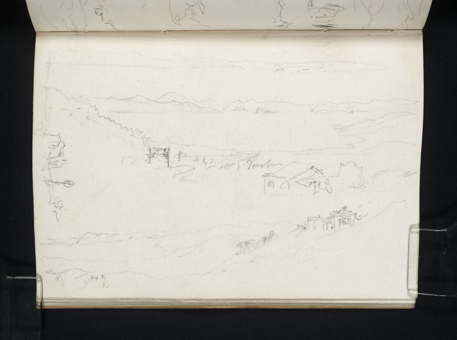 Lake, with Mountains. (?Bolsena)