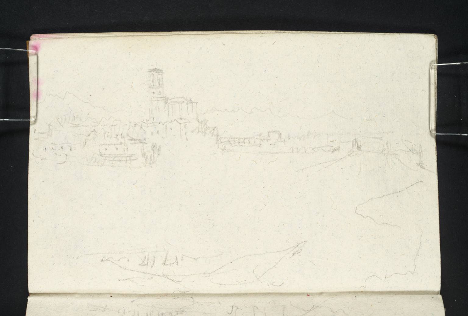 Town, with Church and Tower