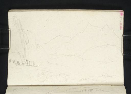 Joseph Mallord William Turner, ‘The Alps near ?Susa, with a River’ 1829
