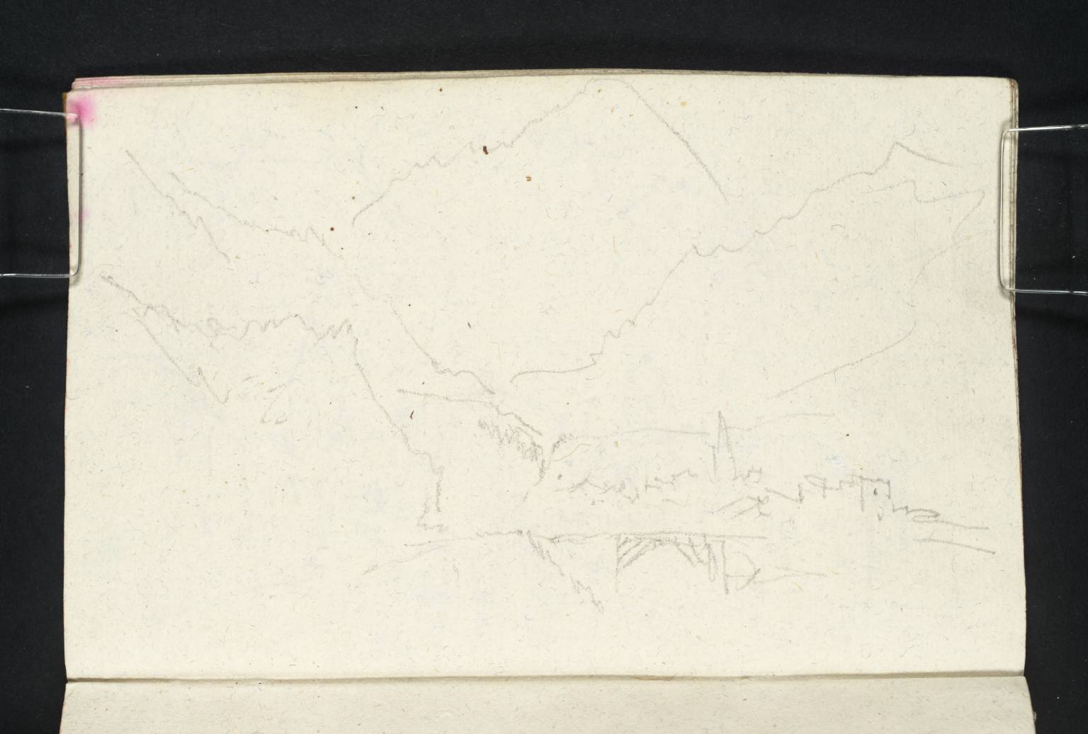 Susa, with Alps