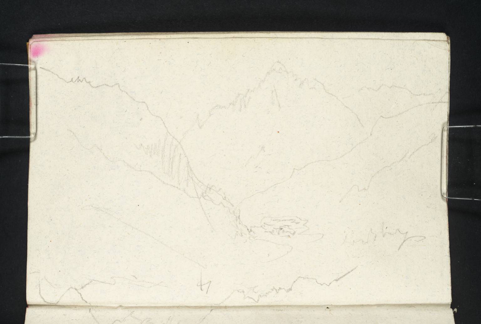 Road, with Mountains. Lansberg [Turner] (Lans-le-Bourg)