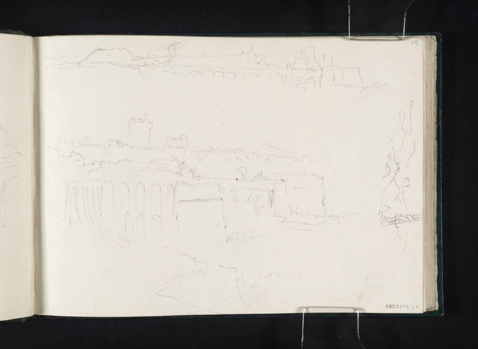 Panorama of Nepi, with Mount Soracte on the Left