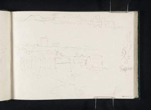Joseph Mallord William Turner, ‘Panorama of Nepi, with the Rocca dei Borgia’ 1828