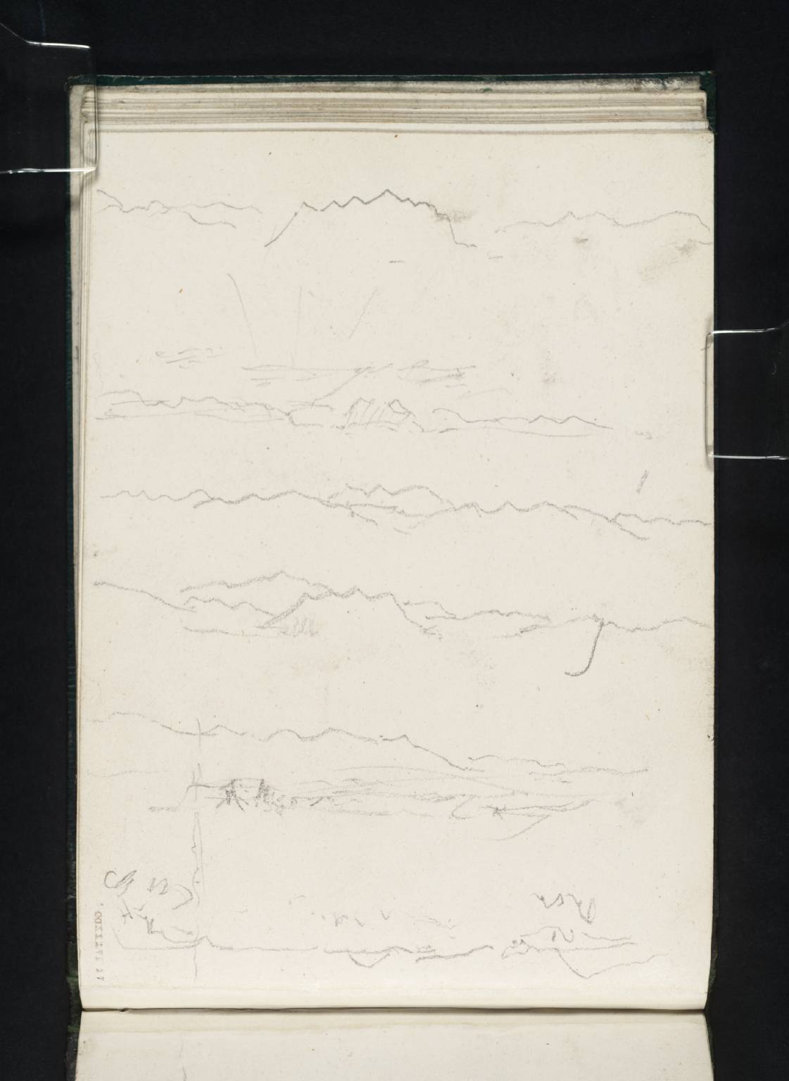 Six Sketches of Mountains: (a), (c) and (d) Including Mount Soracte