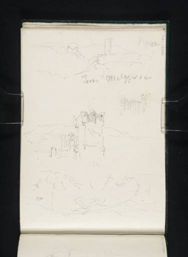Joseph Mallord William Turner, ‘Torre M ... Via, and ?Neron [Turner]’ c.1828-9