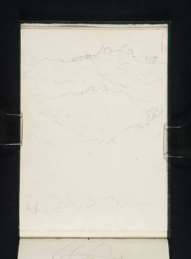 Joseph Mallord William Turner, ‘Distant Views of Montefiascone; Monte Soratte’ 1828