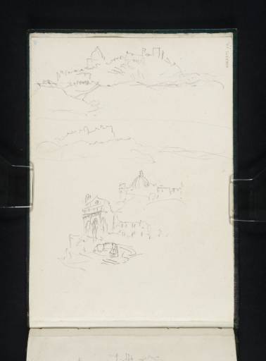 Joseph Mallord William Turner, ‘Three Views of Montefiascone: (c) S. Flaviano’ c.1828-9