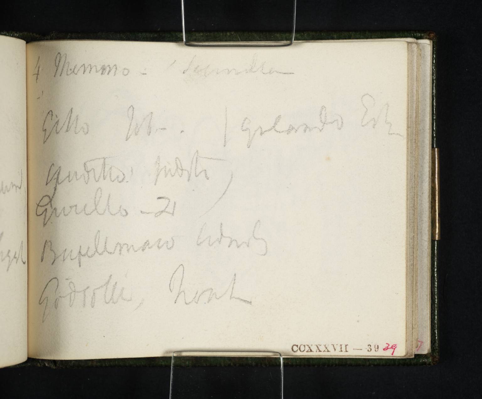 [inscriptions by Turner]