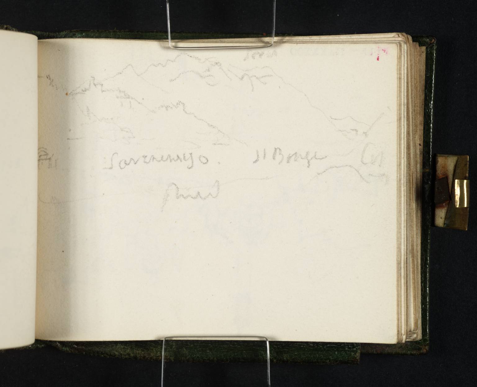 View of Distant Mountains. Soria, Sareninsizo, St Bonge [Turner], Etc.