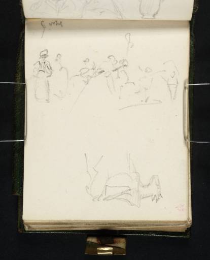 Joseph Mallord William Turner, ‘Group of Figures; a Donkey’ 1828