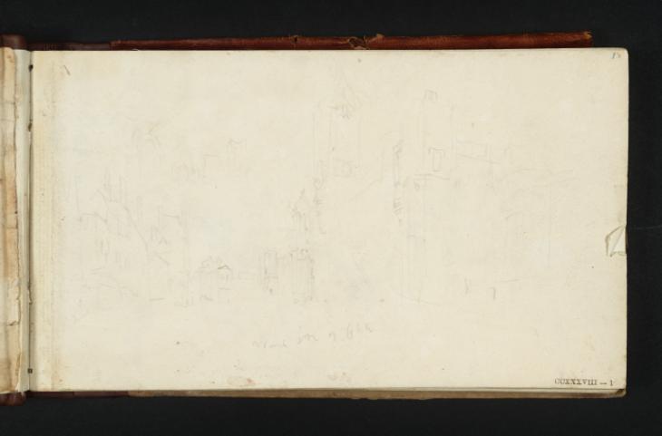 Joseph Mallord William Turner, ‘Christ Church and St Aldate's, Oxford’ 1830