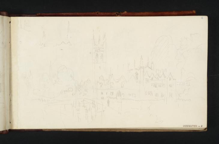 Joseph Mallord William Turner, ‘Magdalen College and Bridge, Oxford’ 1830