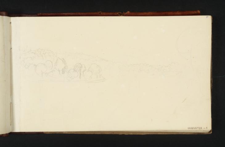 Joseph Mallord William Turner, ‘The Grand Bridge over the Lake in Blenheim Park, with the Palace Beyond’ 1830