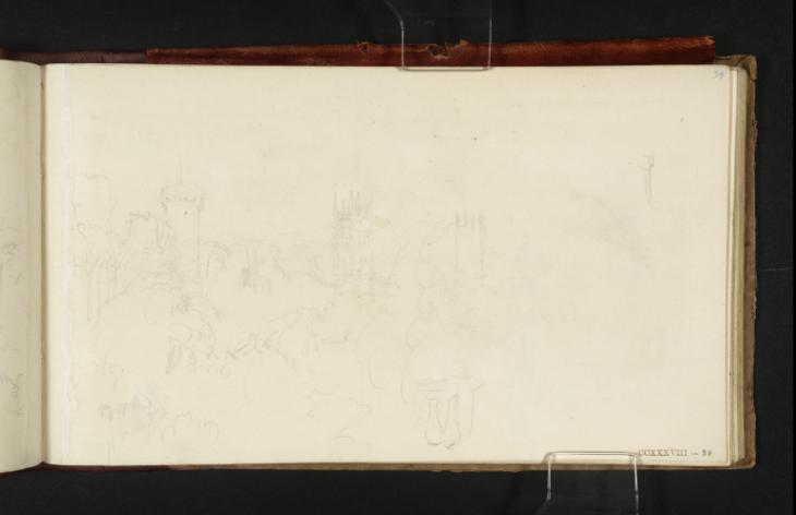 Joseph Mallord William Turner, ‘Warwick Castle from the Avon Bridge’ 1830