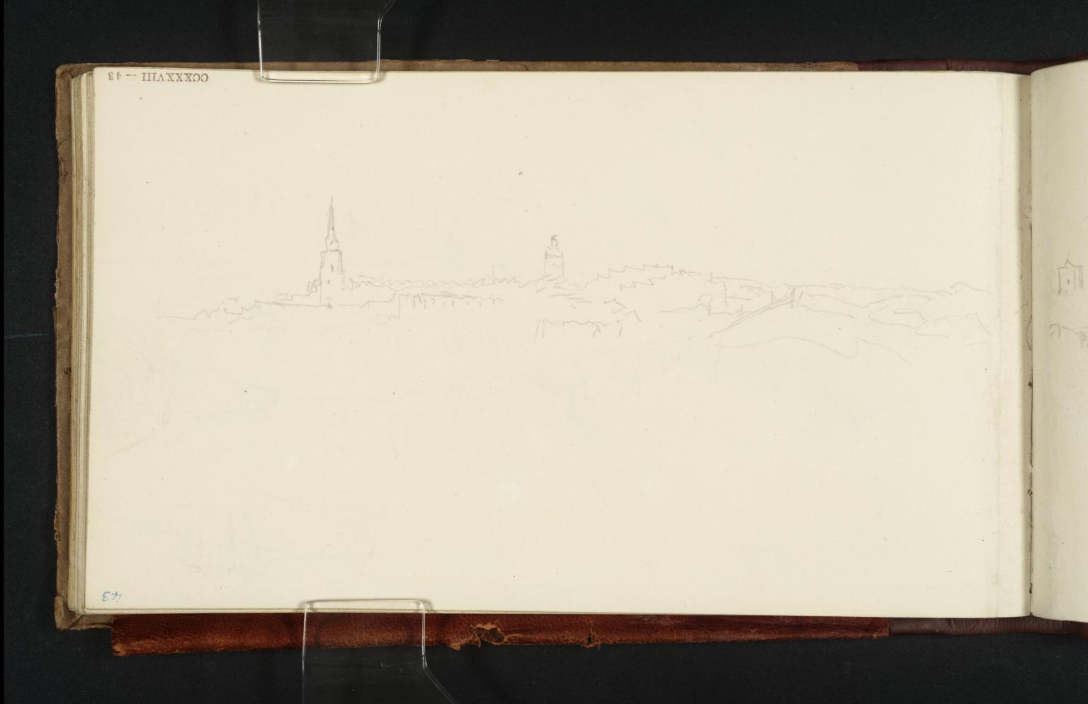 A Midlands Town Approached by a Long Bridge
