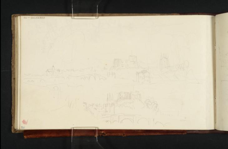 Joseph Mallord William Turner, ‘Tamworth Castle, St Editha's Church and Ladybridge’ 1830