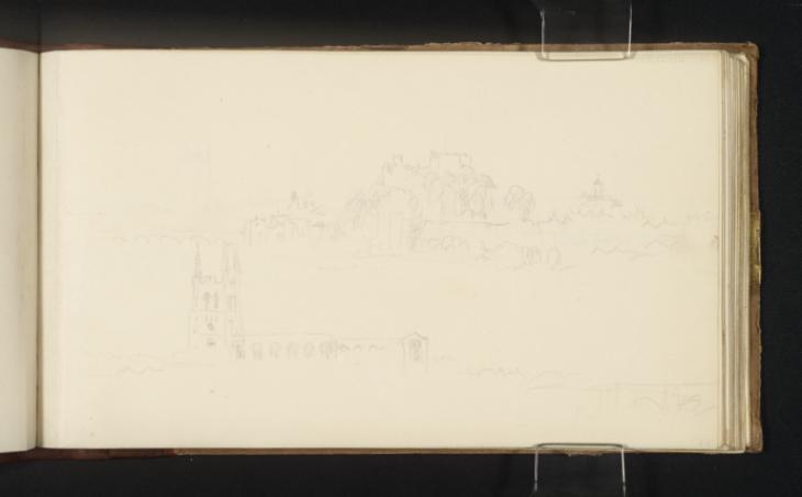 Joseph Mallord William Turner, ‘Tamworth: Ladybridge, the Castle and St Editha's Church’ 1830