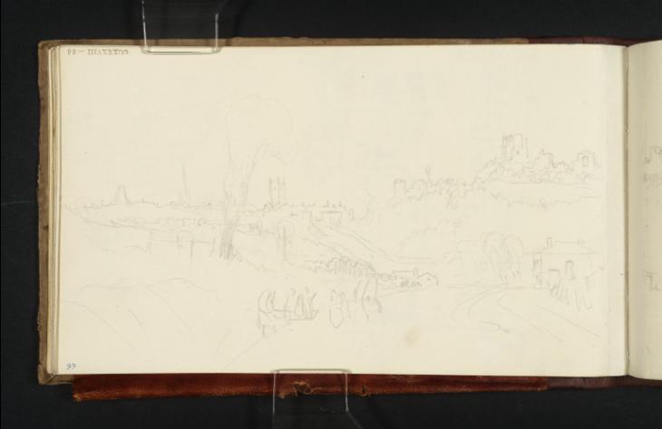 Joseph Mallord William Turner, ‘Dudley: The Castle, St Edmund's Church and St Thomas's Church from the East’ 1830