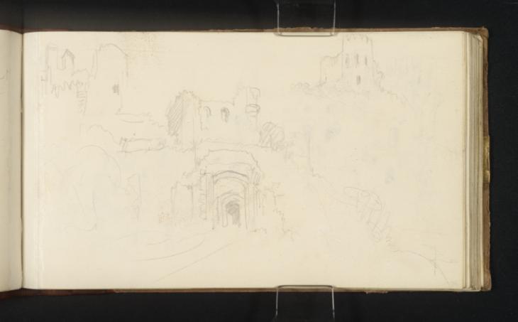 Joseph Mallord William Turner, ‘Dudley Castle: The Barbican below the Keep; the Keep’ 1830