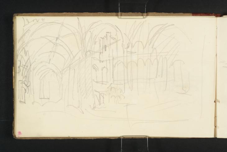 Joseph Mallord William Turner, ‘The Cloisters of Chester Cathedral’ ?1831