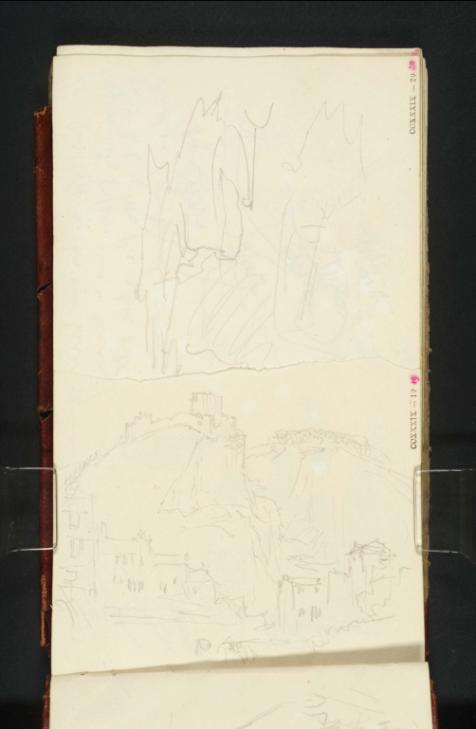 Joseph Mallord William Turner, ‘Peveril Castle from Castleton’ ?1831
