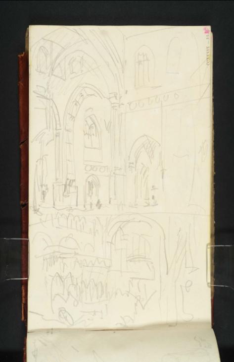 Joseph Mallord William Turner, ‘Chester Cathedral: Inside the Crossing and the Choir’ ?1831