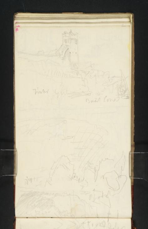 Joseph Mallord William Turner, ‘?Peak Cavern, Castleton; The Phoenix Tower, Chester’ ?1831